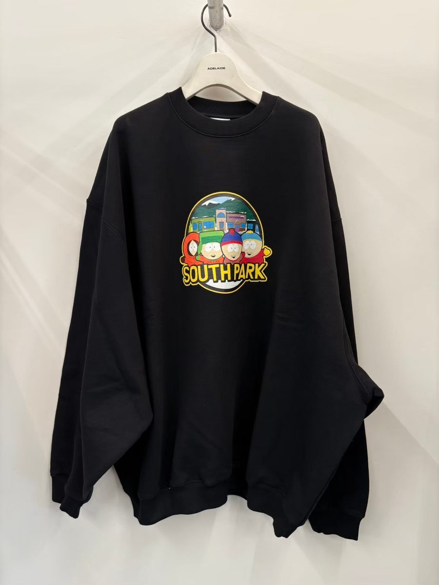 VETEMENTS SOUTHPARK OVERSIZED SWEATSHIRT BLACK ヴェトモン