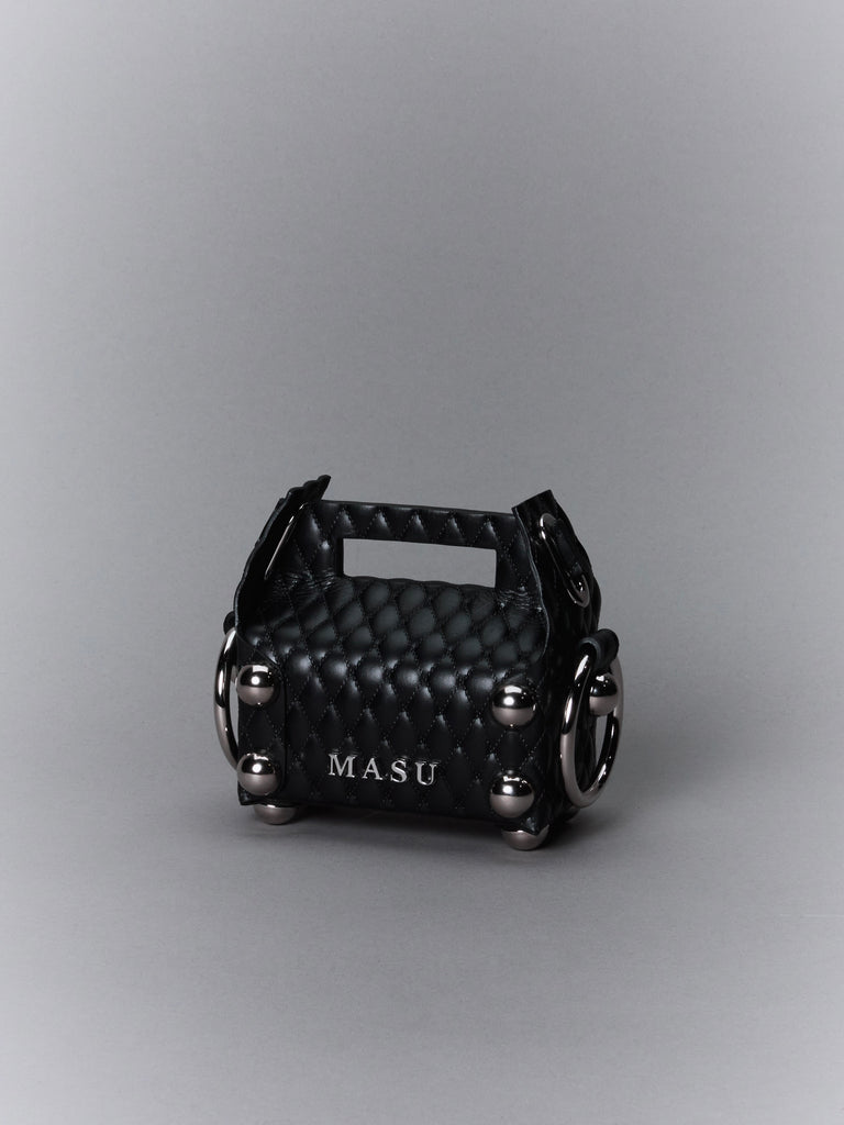 LEATHER CAKE BAG PETIT BLACK