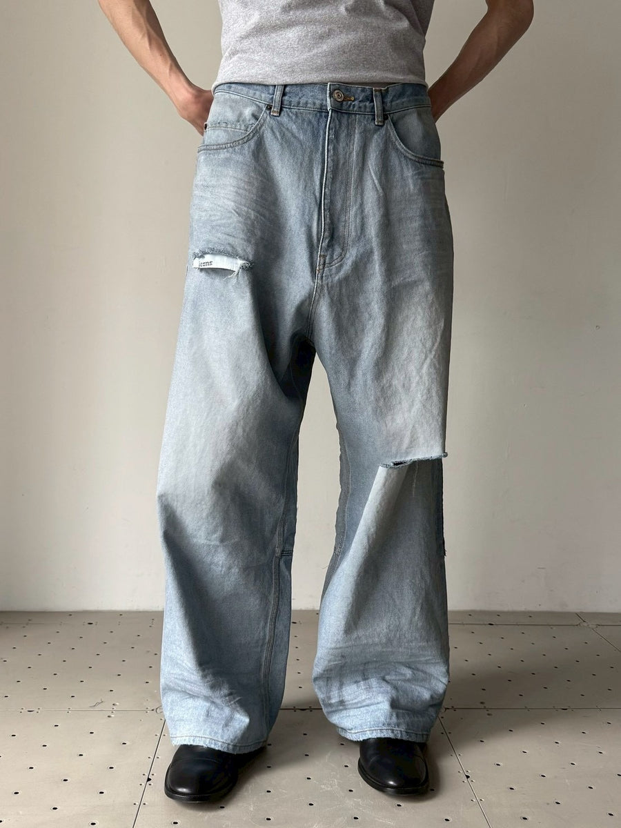 BALENCIAGA(バレンシアガ) | Minimal Baggy pants LIGHT BLUE