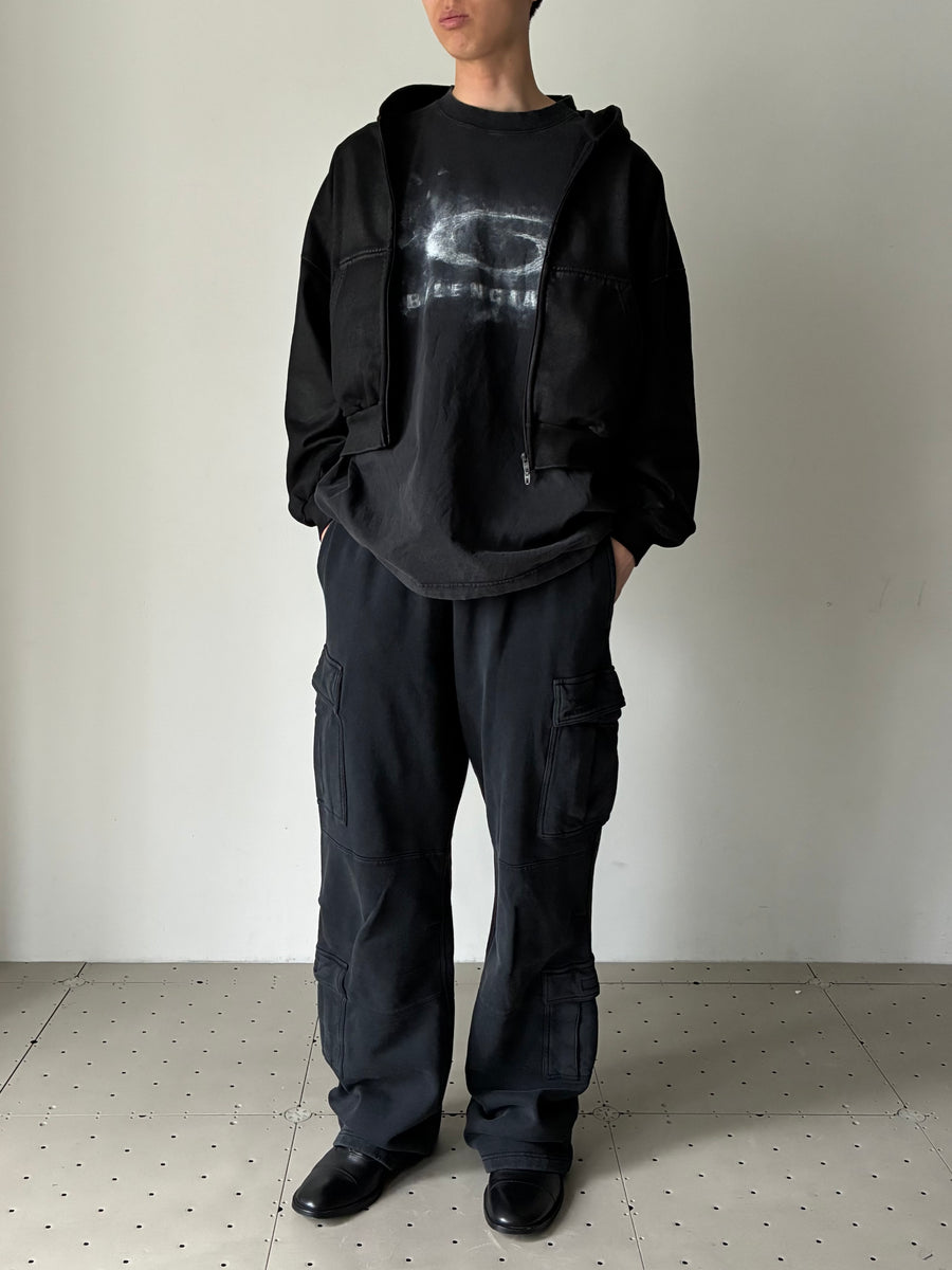 BALENCIAGA(バレンシアガ) | Cropped Zip-Up BLACK – ADDITION ADELAIDE