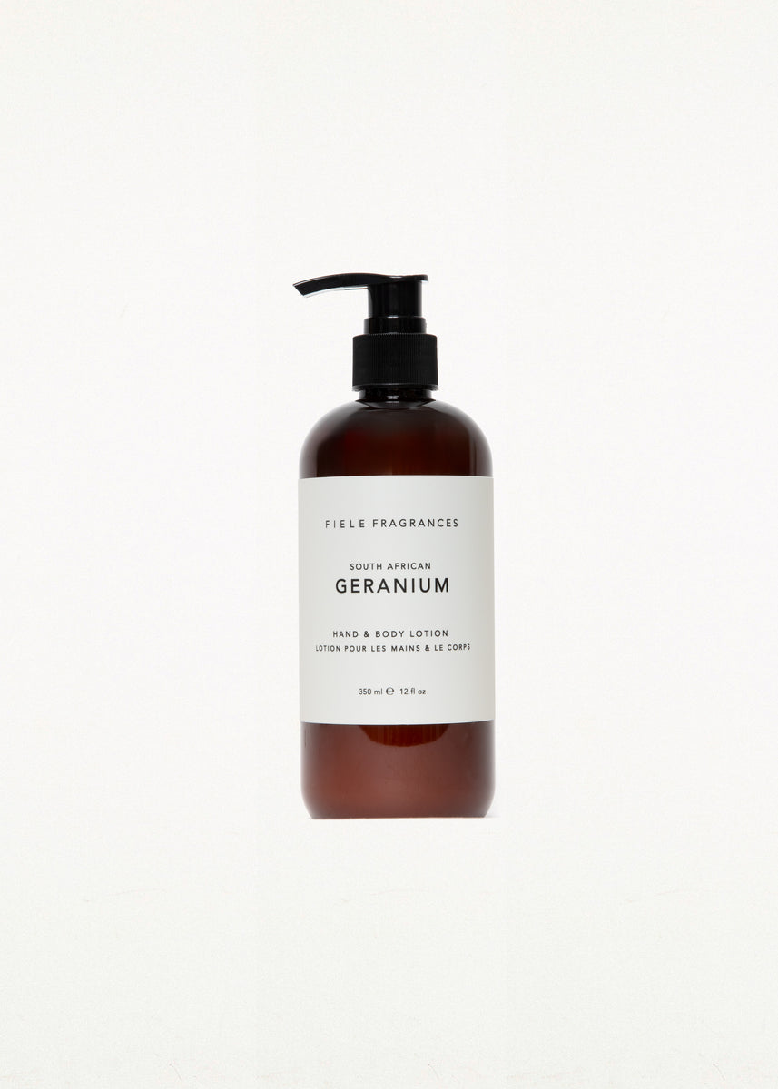 FIELE FRAGRANCES GERANIUM HAND&BODY LOTION フィエール フレグランス