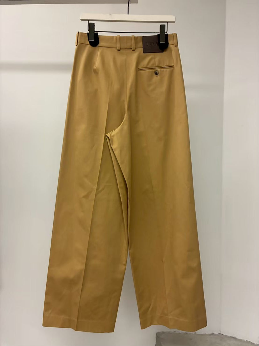 LOEWE (ロエベ) 正規取扱店 |【H526Y04X67】WIDE LEG TROUSERS BEIGE