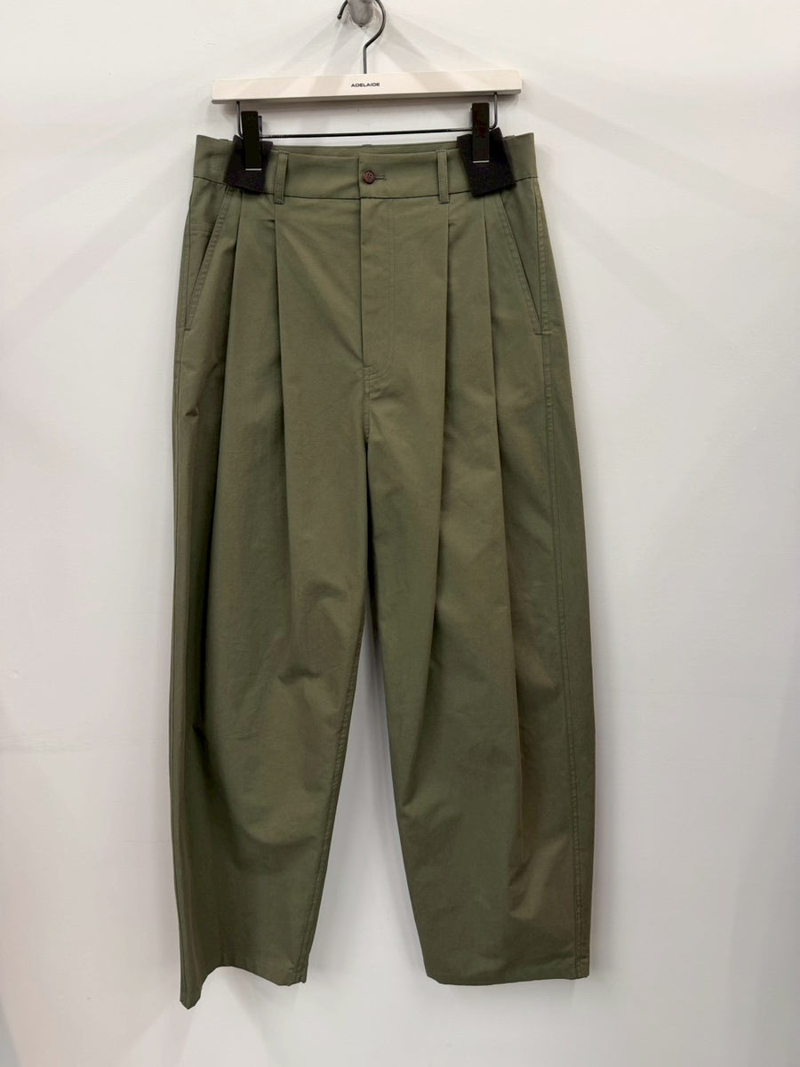 美品 HED MAYNER ヘドメイナー PANTS チェック柄 23AW HED MAYNER (ヘドメイナー) | PANTS KHAKI – ADDITION ADELAIDE