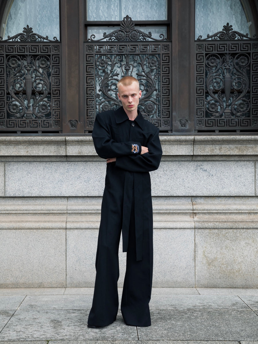 EGONlab. (エゴンラボ) | TAILORING JUMPSUIT BLACK – ADDITION ADELAIDE