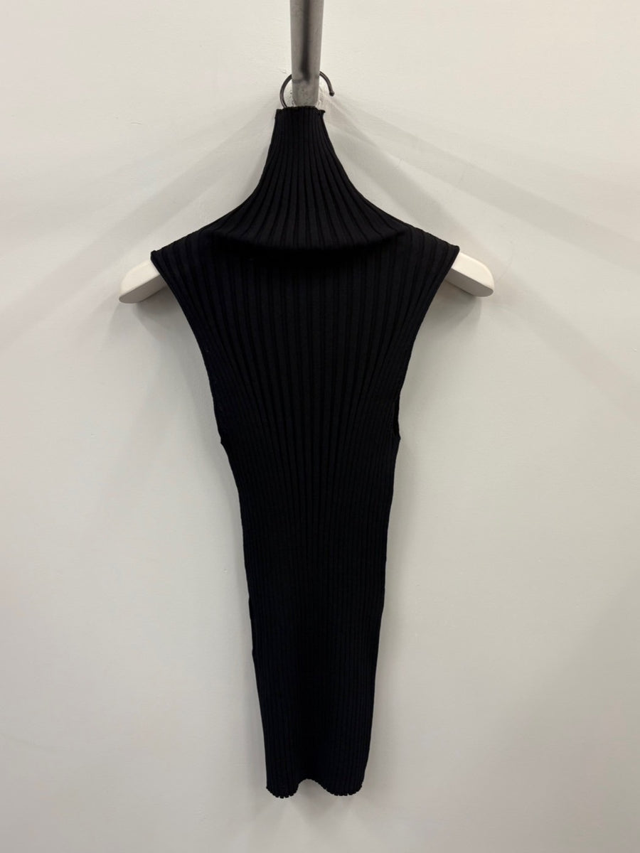 IIROT(イロット) | WOOL SILK RIB KNIT BLACK – ADDITION ADELAIDE
