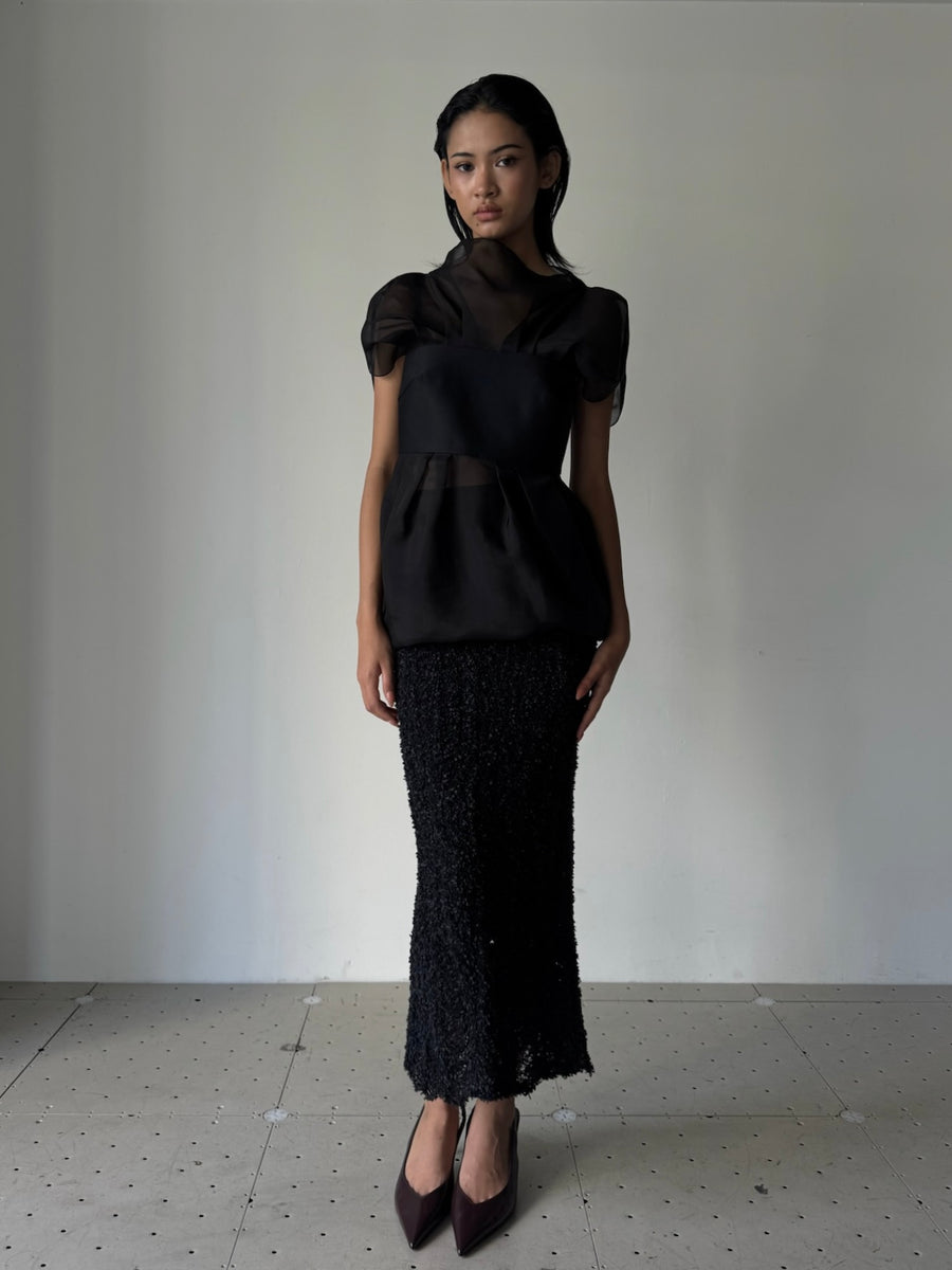 Gia Studios Moon Beam Blouse ブラック GIA STUDIOS (ジアスタジオ