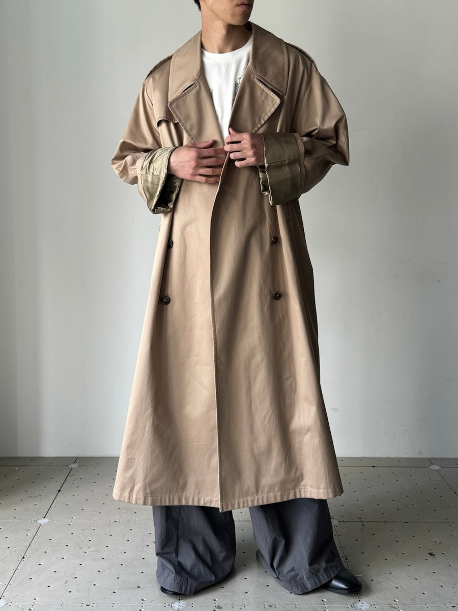 【関税＆送料込み】Mm6 Maison Margiela Beige Polyester Blen MM6 Maison Margiela Gabardine Paint Splatter Pants | Saks