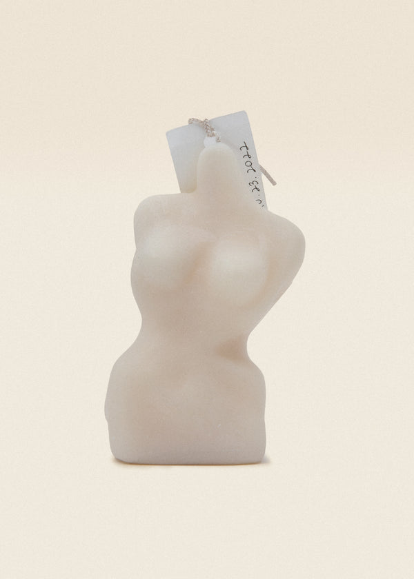 Nude Candle No.1 - Standing (English Pear Freesia)