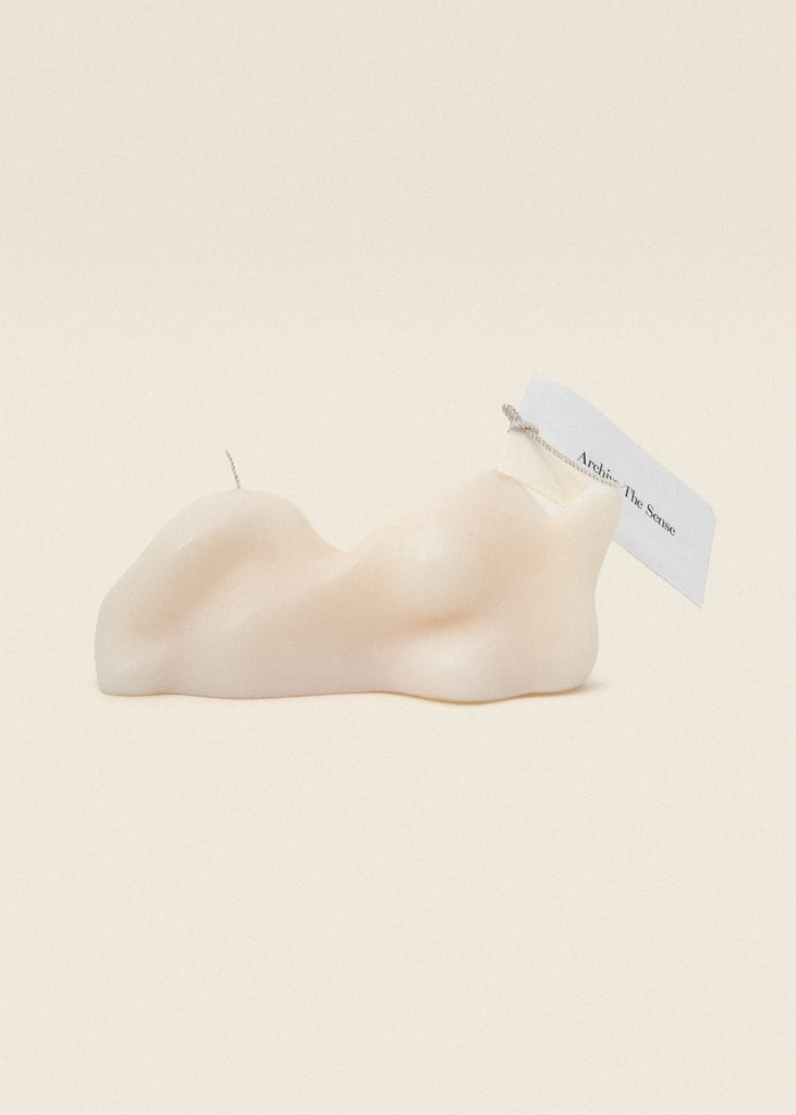 Nude Candle No.2 - Laying down (English Pear Freesia)