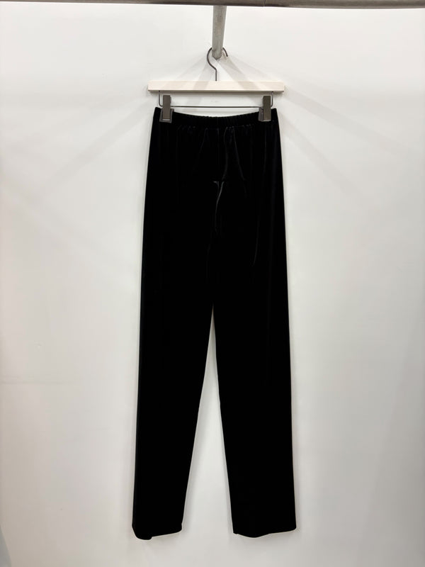 【WH27SP119B】PUSH-UP VELVET PANTS BLACK