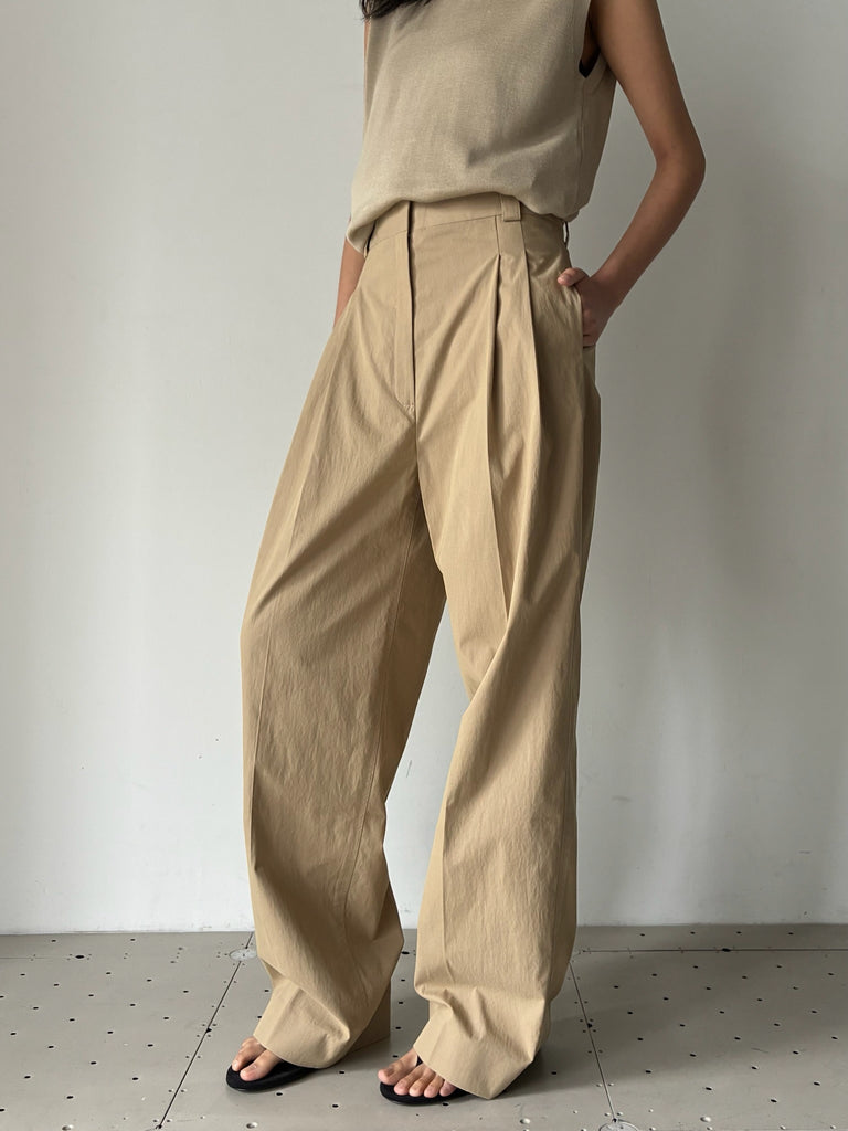 KAIA TROUSERS BEIGE