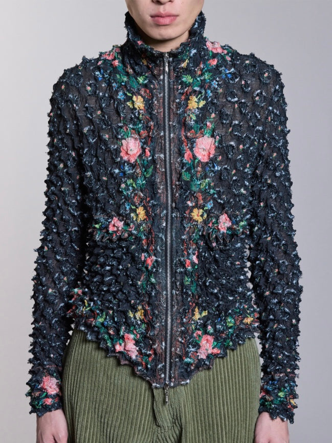 【M26H9BL001】ROCOCO SPIKY JACKET BLACK