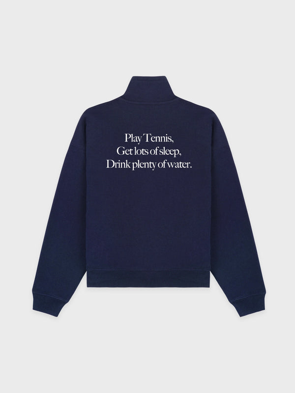Play Tennis Quarter Zip NAVY