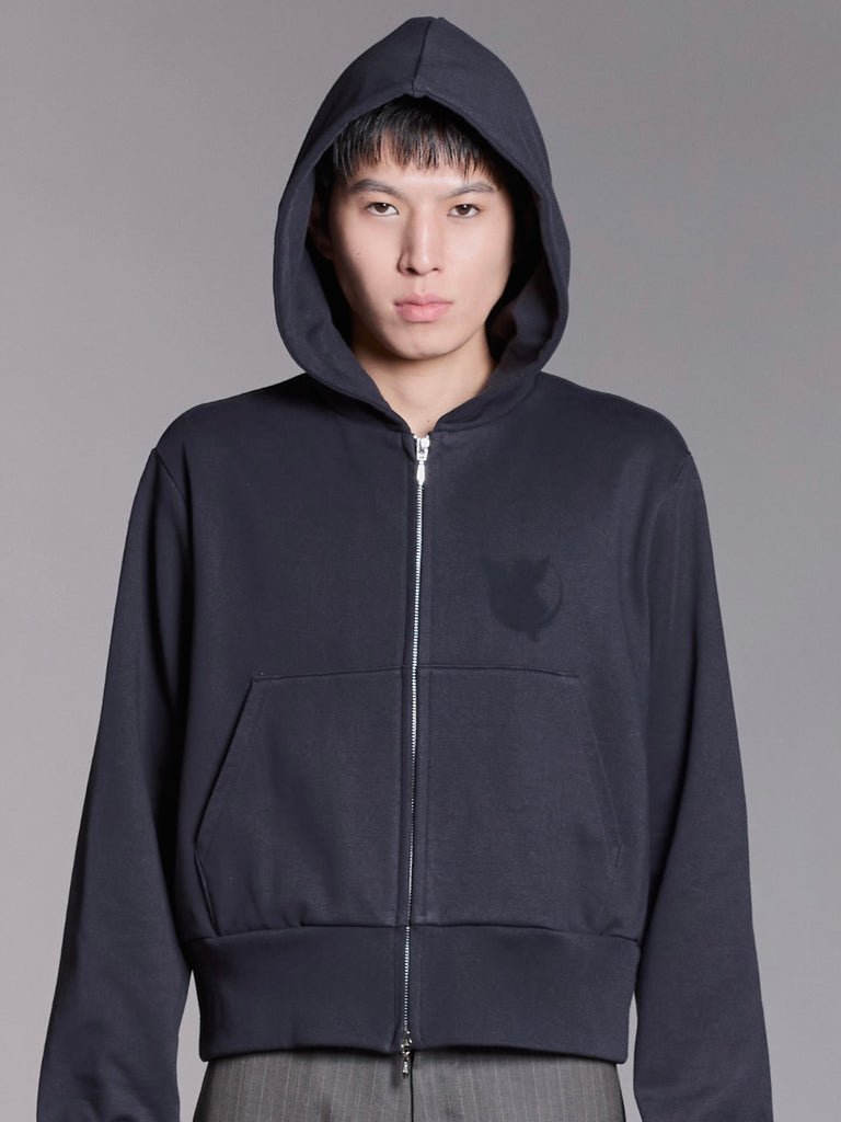 MB ZIP-UP HOODIE BLACK