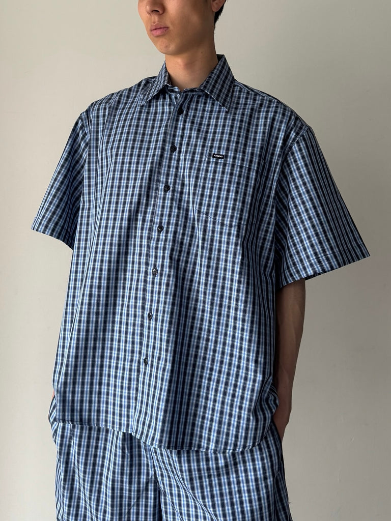 SHORT SLEEVE SHIRT BLUE