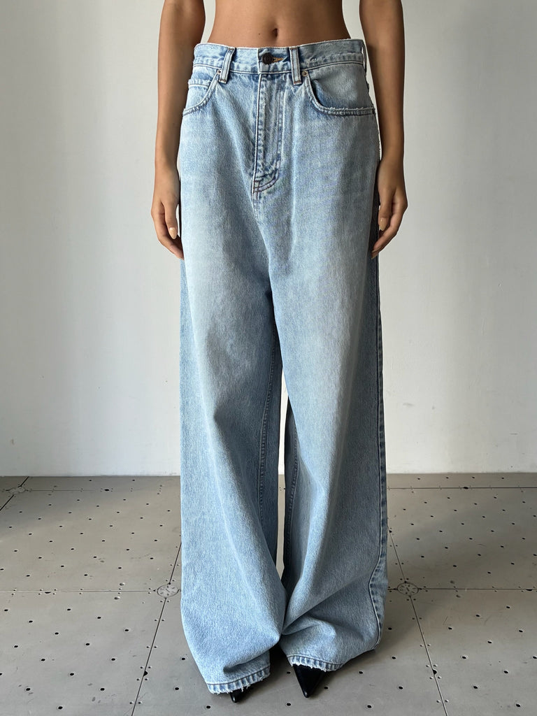 【A001OE-TBP48-4020】Baggy Jeans BLUE