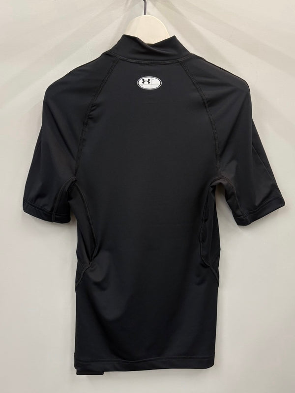 UA MOCK NECK S/S TS BLACK