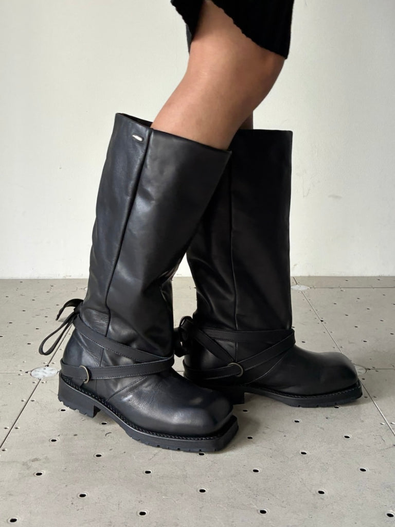 HIGH ENGINE BOOT BLACK