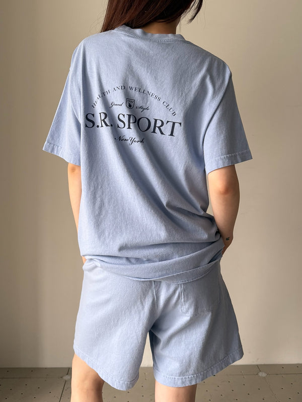 SR SPORT GYM SHORT LIGHT BLUE
