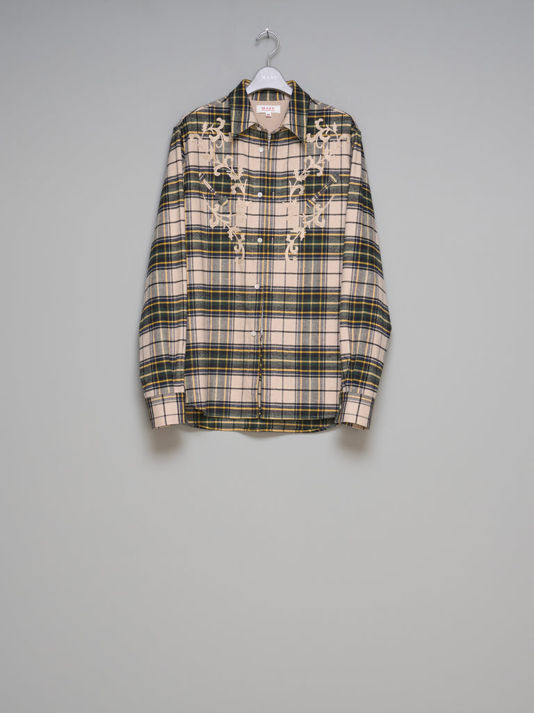 SHAGGY PLAID SHIRT MULTI