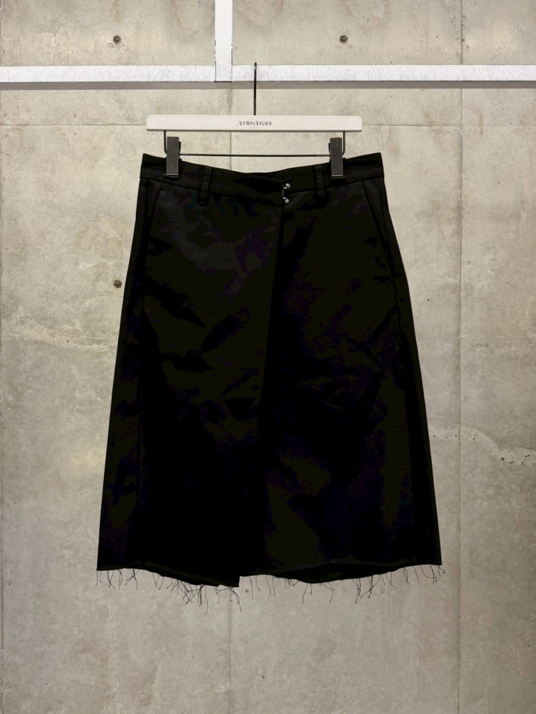 【S51MU0074M35920900】WRAP SHORTS BLACK