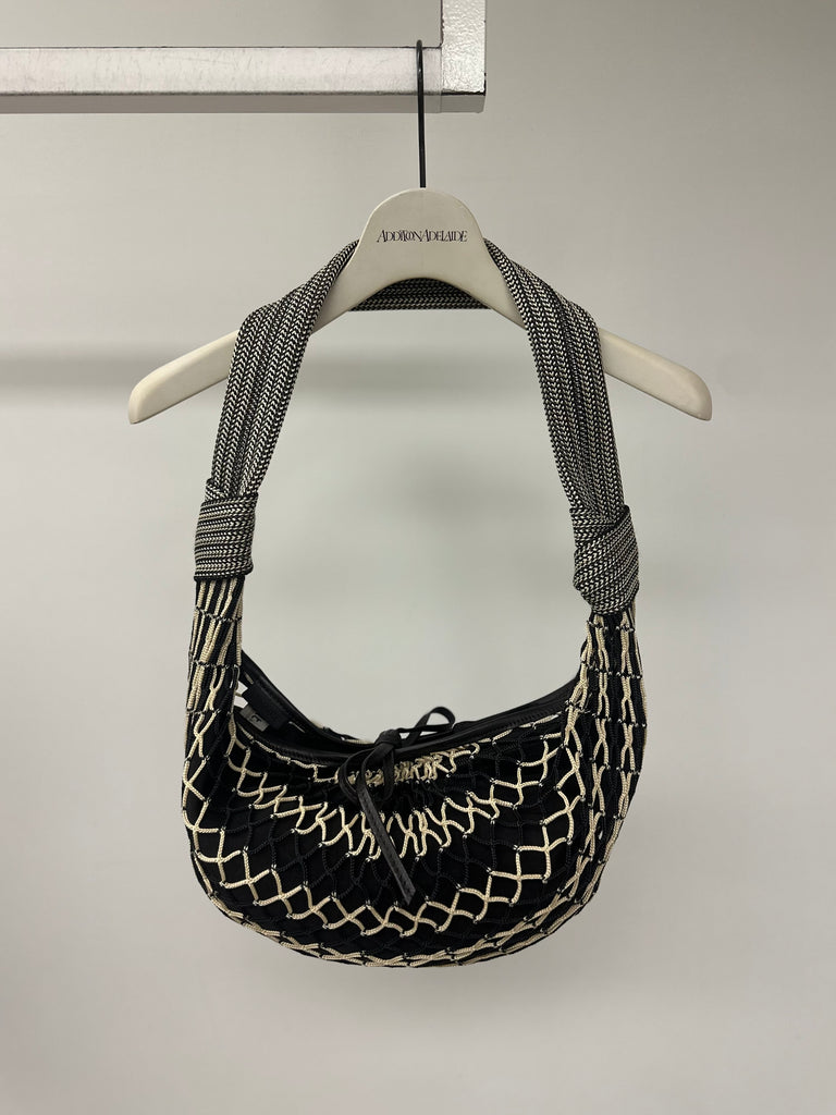 【BG0131 TP0006】FORTUNE CROISSANT FILT BAG BEIGE