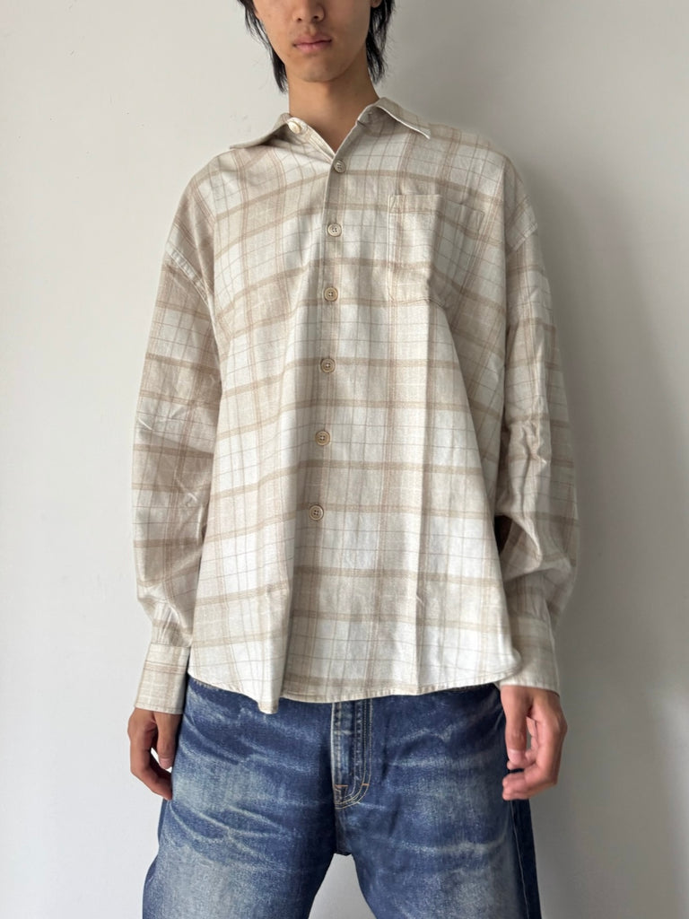 【M4262BSC】BORROWED SHIRT OFF WHITE