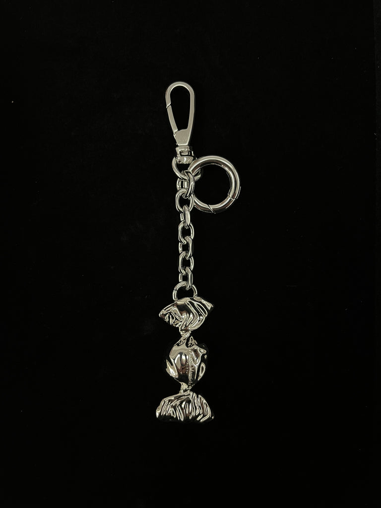 【SA1UA0017 P8834H7161】KEYRING CANDY SILVER