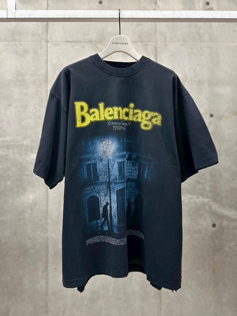 【871733-TUVO6-1041】Oversized T-Shirt BLACK