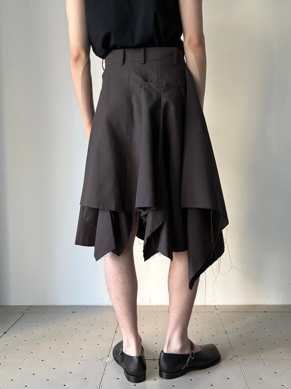 【NP09-PC04】NAVE SKIRTSHORT BROWN