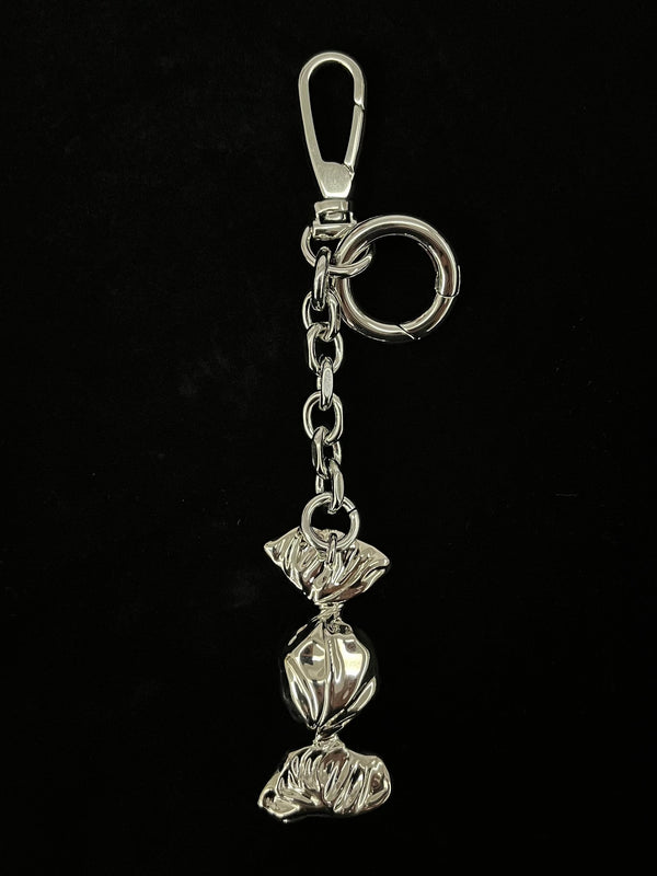 【SA1UA0017 P8834H7161】KEYRING CANDY SILVER