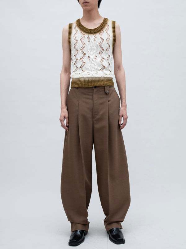 TEXTURED KNIT TANK WHITE