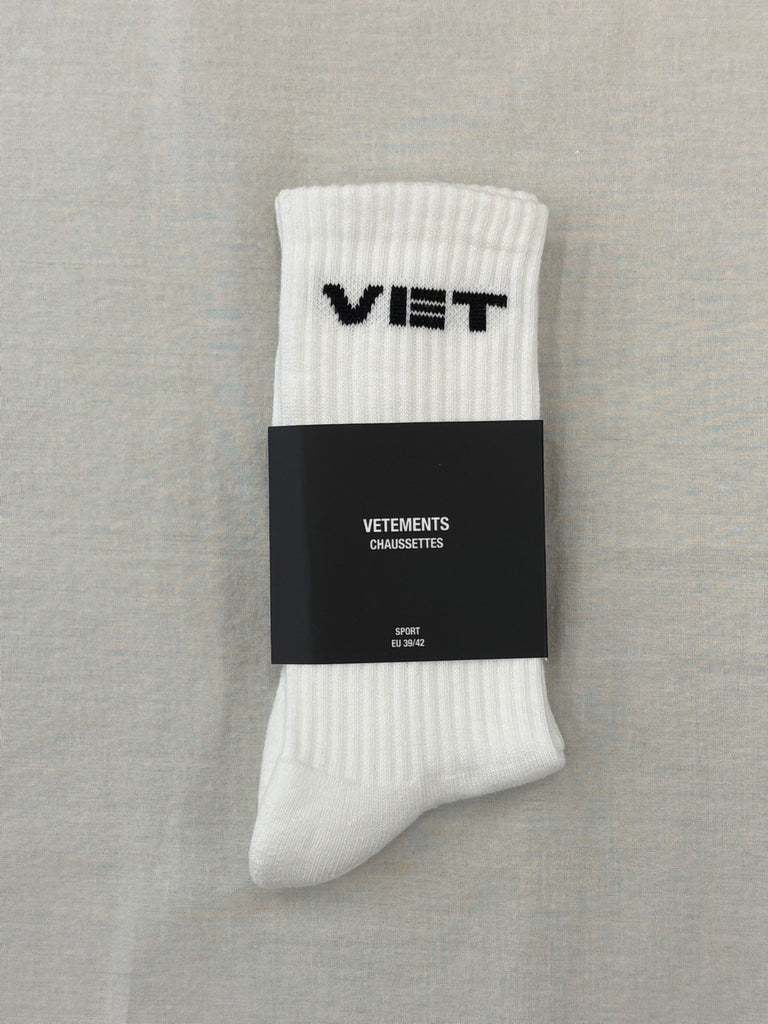 VET SOCKS WHITE