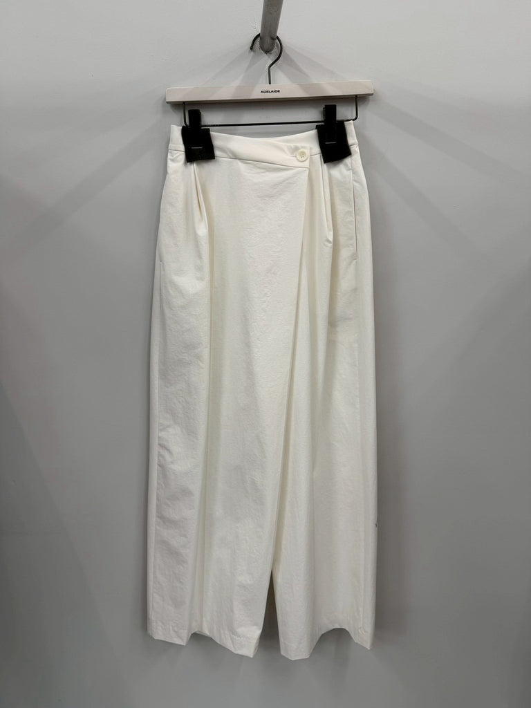 【034-026-WP003】NYLON COTTON CROSS PANTS WHITE
