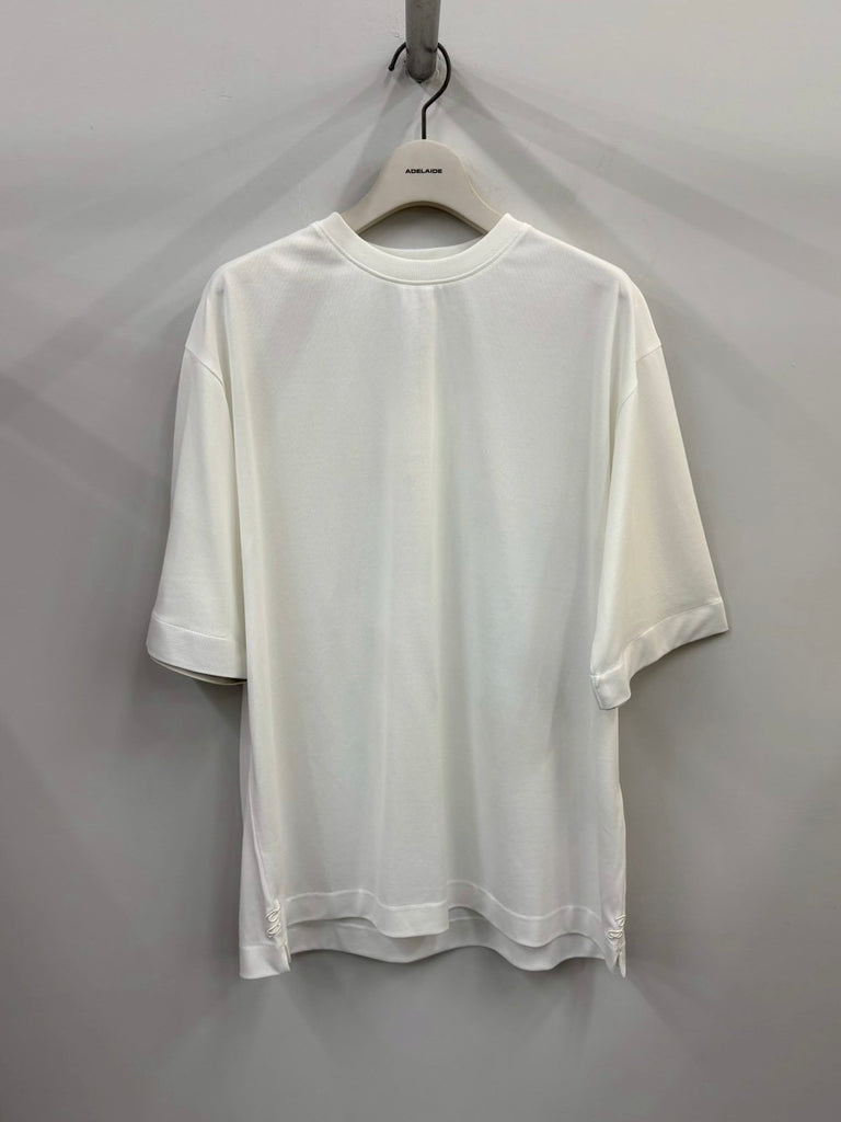 LE TSHIRT ROND CARRE MC WHITE
