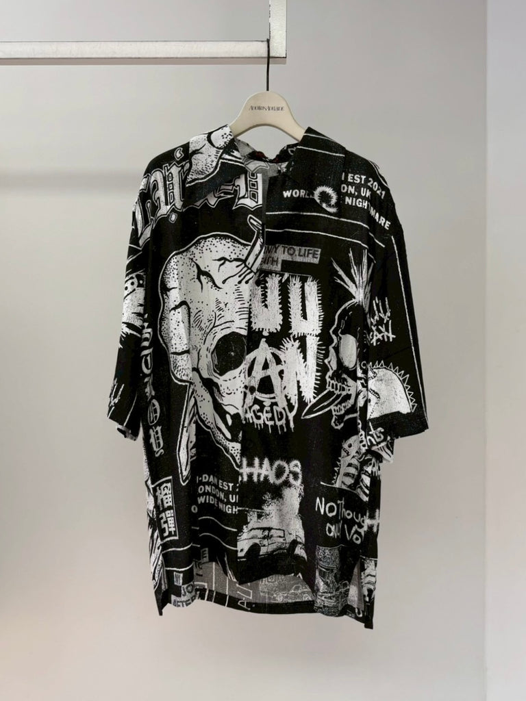 SHORT SLEEVE SHIRT BLACK