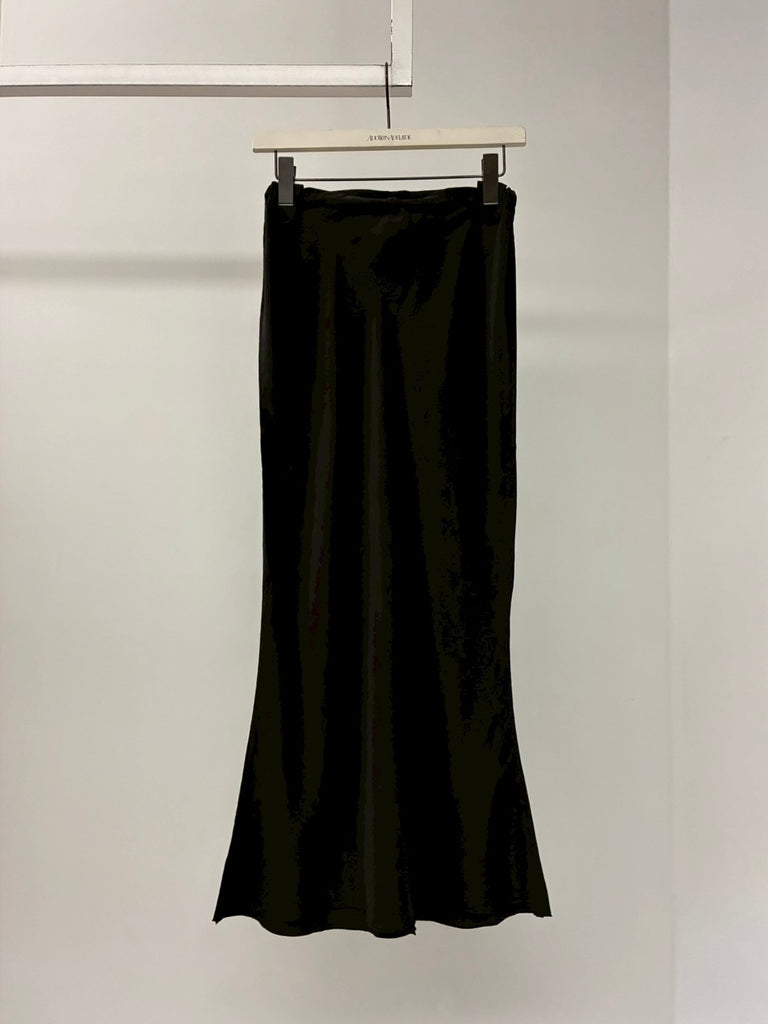【S12-290(S18)】NO.290 CUPRO BIAS CUT SKIRT S12-290 BLACK