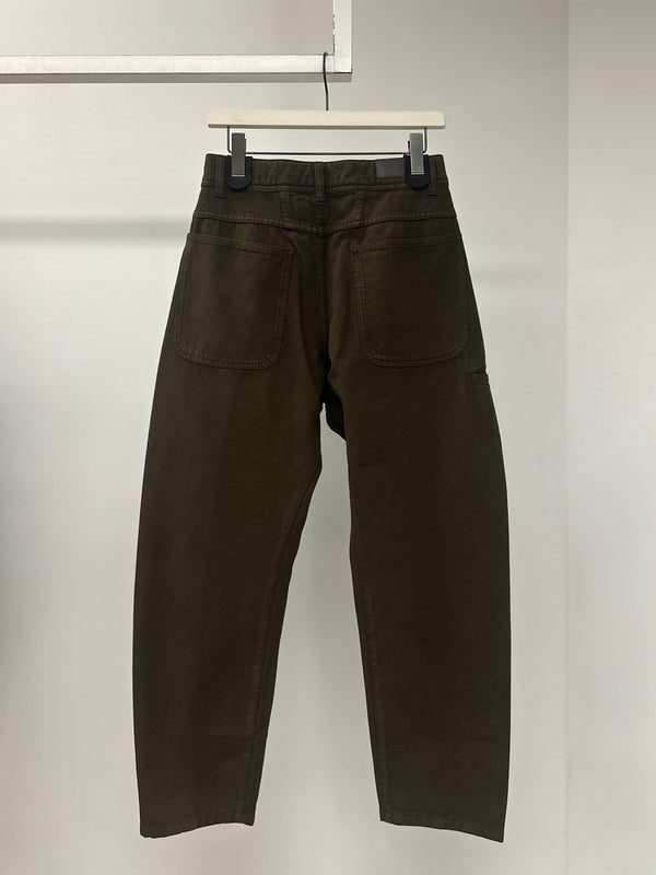 【PA1102 LD1068】TWISTED WORKWEAR PANTS BROWN