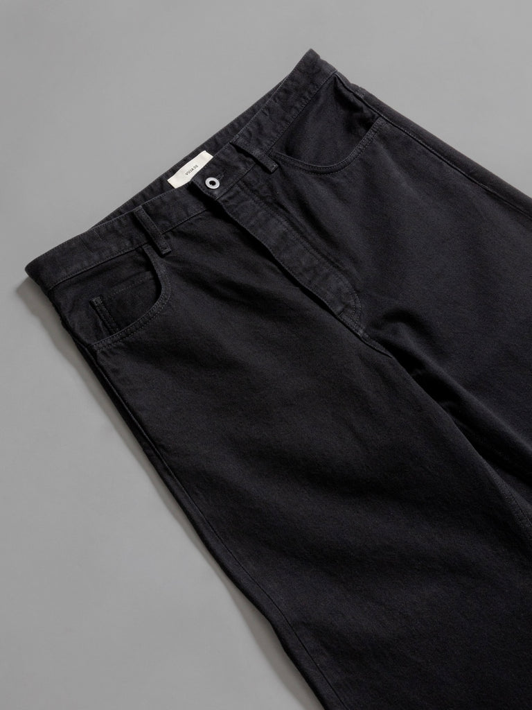 VUJA DE (ヴジャデ) | STEVE WIDE-LEG DENIM JEANS BLACK – ADDITION
