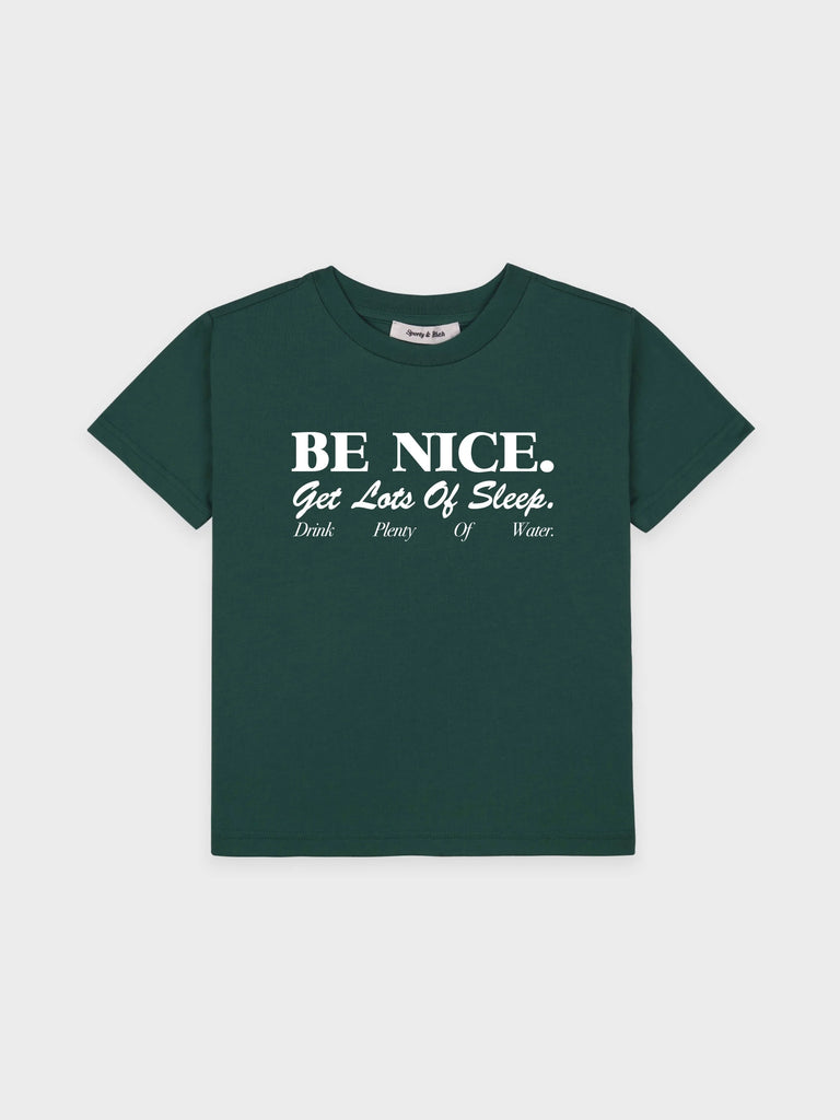 Be Nice Kids T-Shirt GREEN