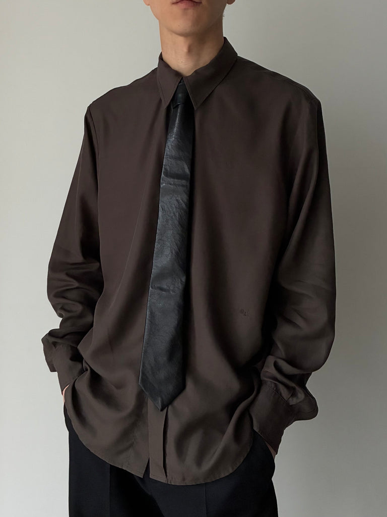 EVENING SHIRT BROWN