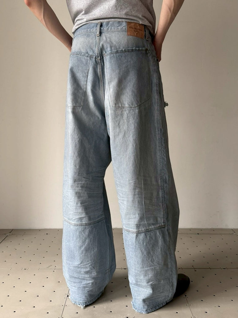 BALENCIAGA(バレンシアガ) | Minimal Baggy pants LIGHT BLUE