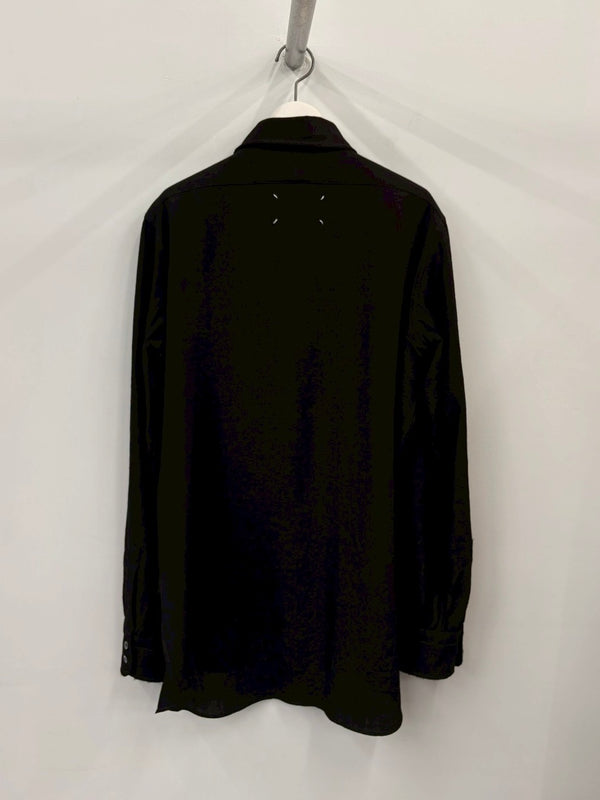【S50DT0065M35749900】LONG-SLEEVED SHIRT BLACK