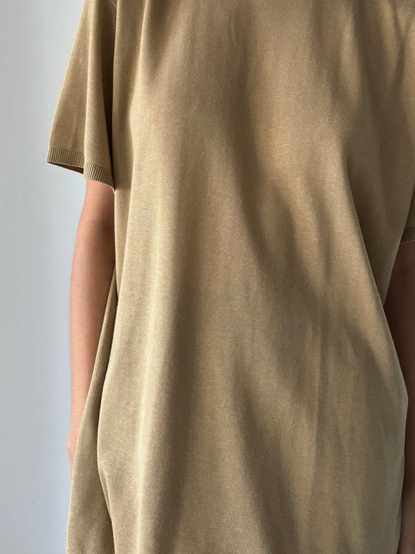 【253-WRT0531-YA0079-272】Tee Knit BEIGE