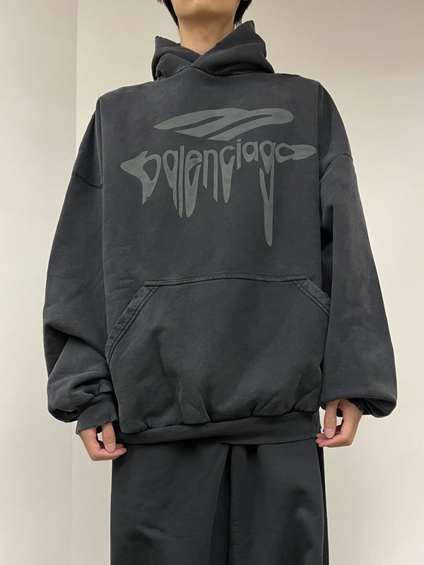 LARGE FIT HOODIE BLACK