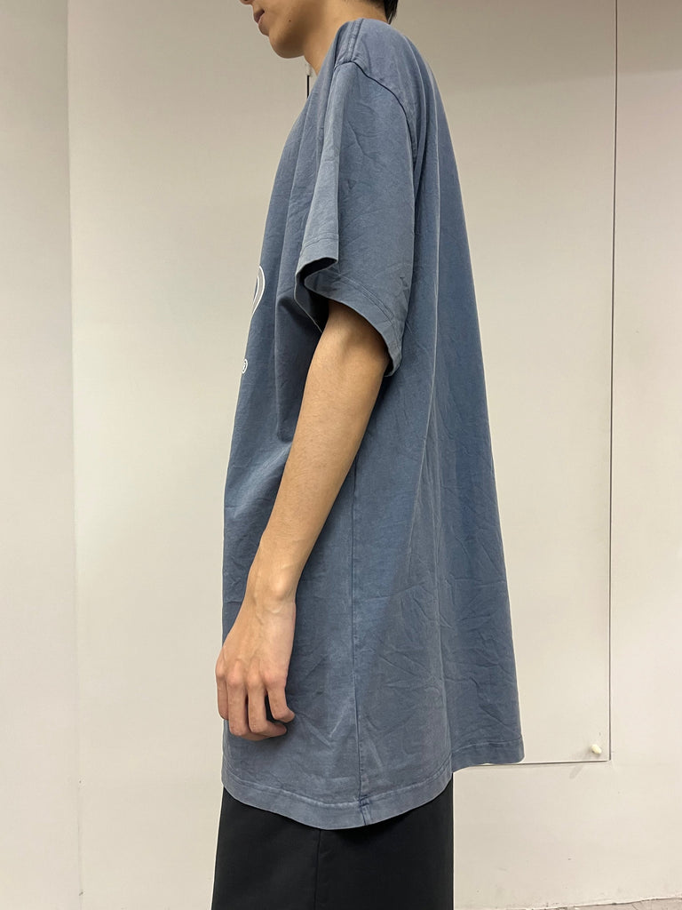 OVERSIZED T-SHIRT BLUE BALENCIAGA バレンシアガ 正規取扱店