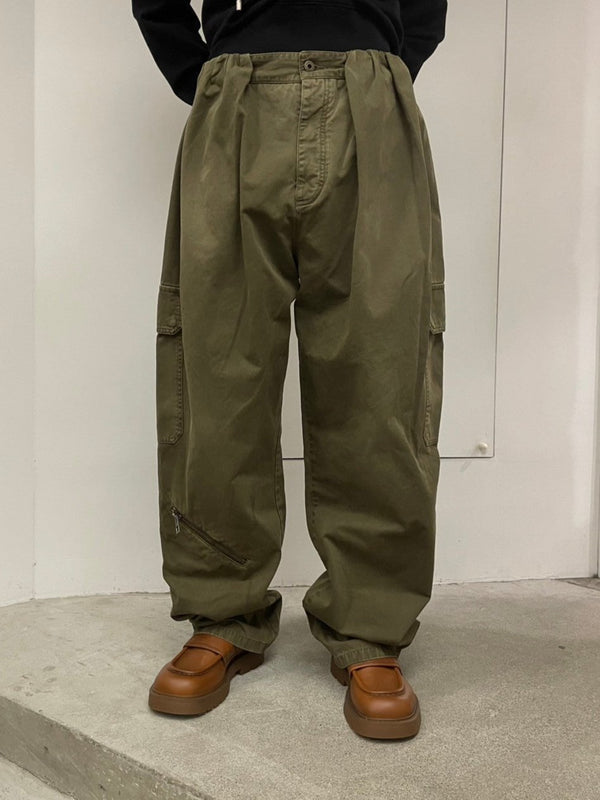 BALLOON CARGO TROUSERS KHAKI