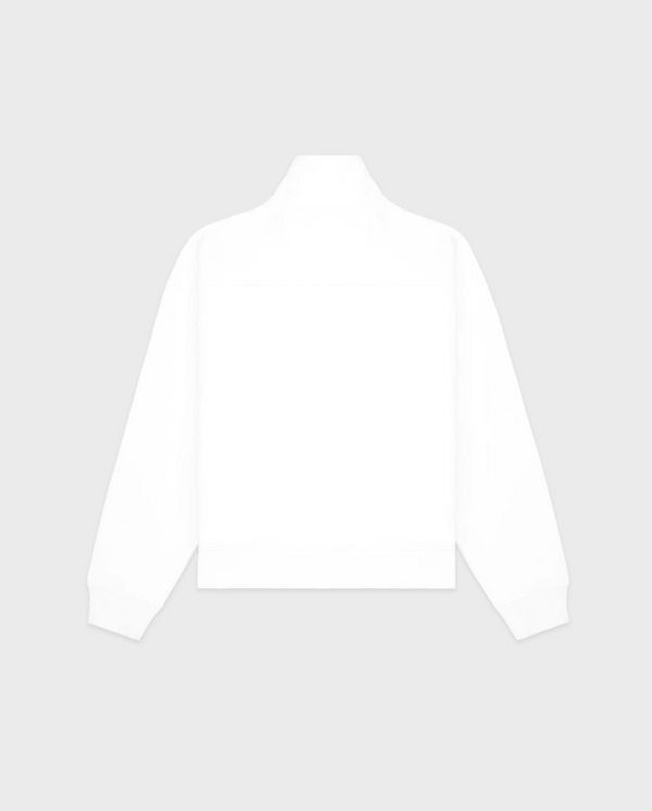 【33SR04ST09875325WH01】Syracuse Embroidered Quarter Zip White