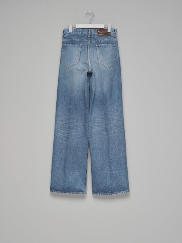 【B26H9PL002】MB DIAMOND WIDE JEANS INDIGO