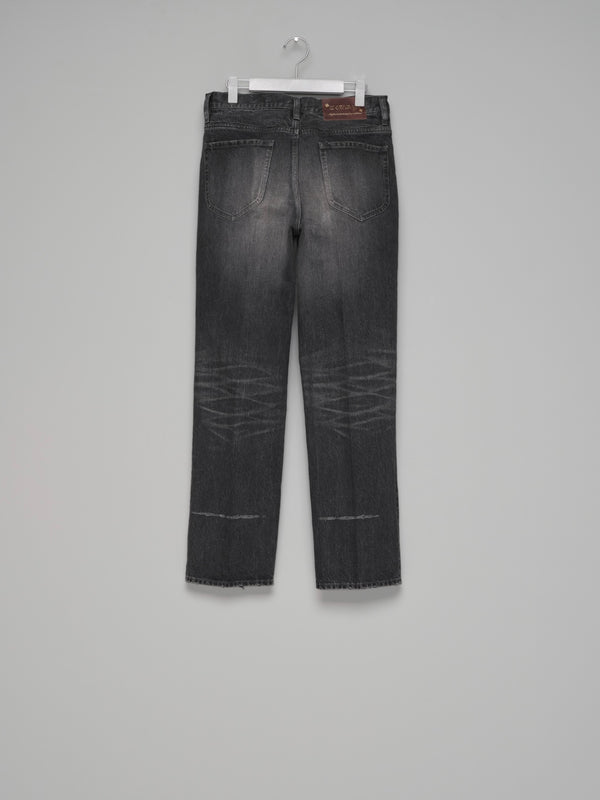 【B26H9PL004】MB DIAMOND STRAIGHT JEANS BLACK